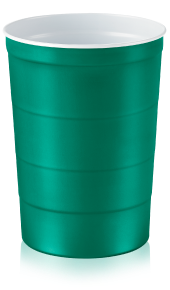 Green Steel Party Cup